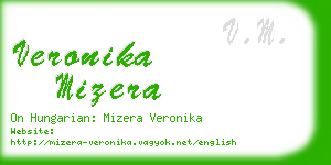 veronika mizera business card